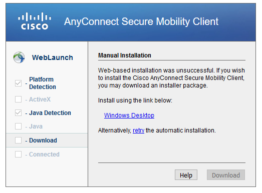 cisco anyconnect vpn linux client download